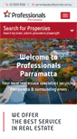 Mobile Screenshot of professionalsparramatta.com.au